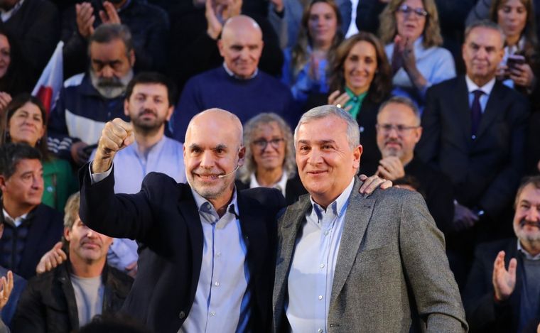 FOTO: Horacio Rodríguez Larreta y Gerardo Morales. (Foto: gentileza)