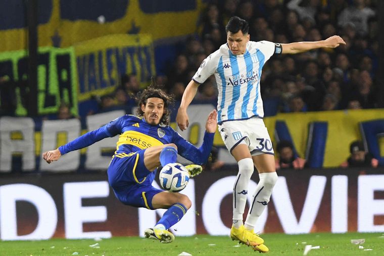 FOTO: Boca y Racing se enfrentaron por los cuartos de la Libertadores. 