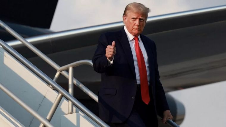 FOTO: Trump se entregó en Atlanta y salió en libertad bajo fianza (Foto: AFP/Getty)