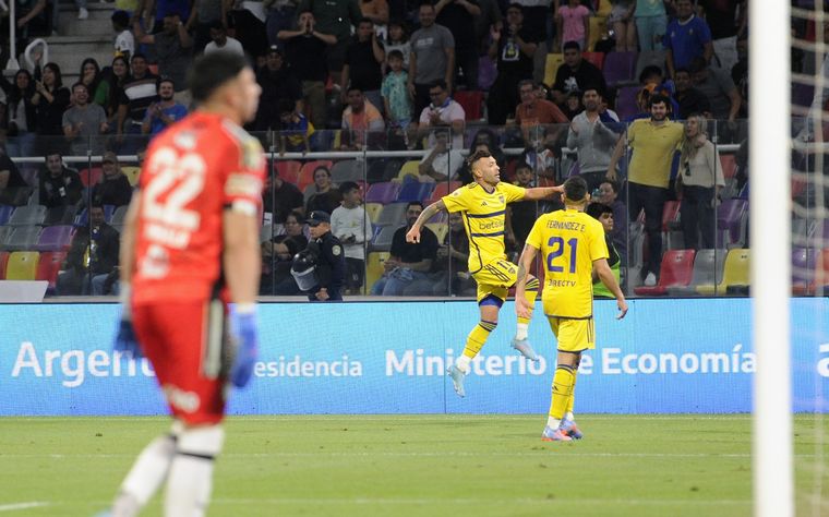 FOTO: Lucas Janson celebra el segundo gol de Boca.