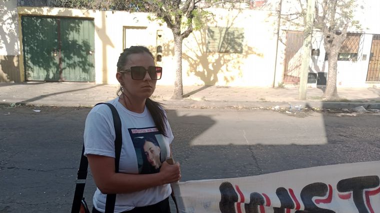 FOTO: Gisela, la hermana de Gabriela Pérez: “Necesitamos y queremos justicia”