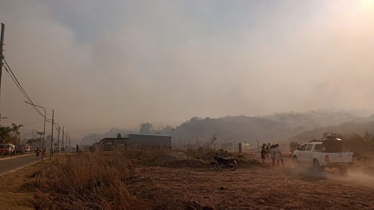 FOTO: La zona de 400 viviendas, de las más afectadas por el incendio.