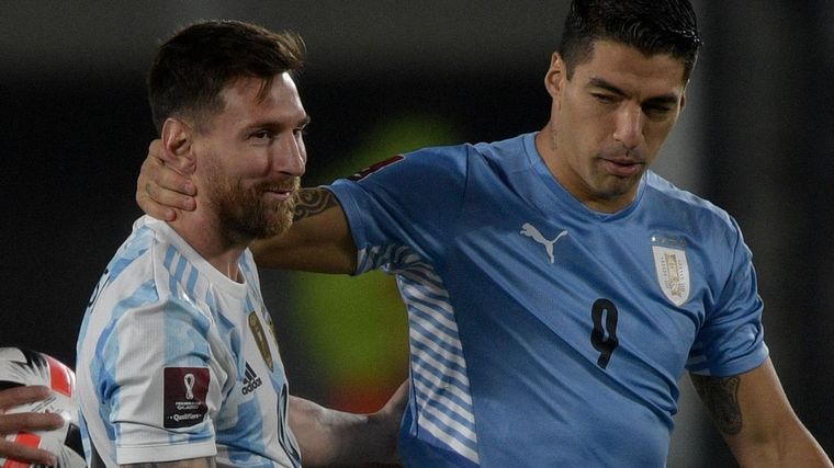 FOTO: El argentino y el uruguayo consolidaron una gran amistad por fuera de las canchas