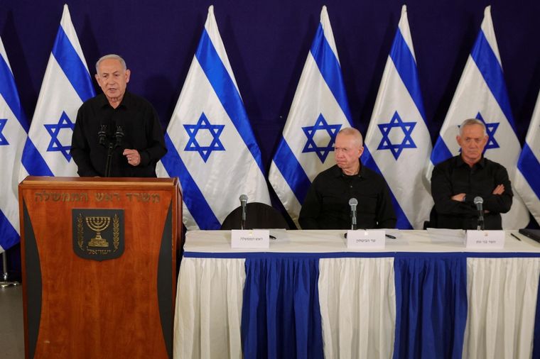 FOTO: Para Netanyahu, la ofensiva en Gaza será una “segunda guerra de independencia”.