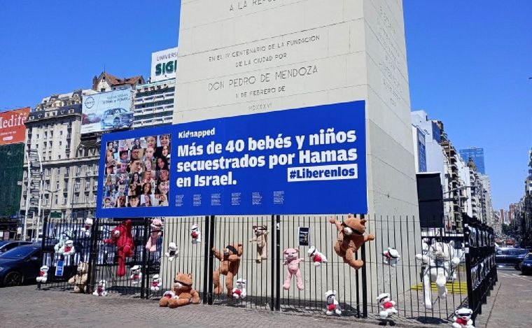 FOTO: El Gobierno pidió por la liberación de los secuestrados por Hamas. (Foto: NA)