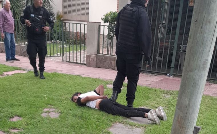 FOTO: El delincuente detenido