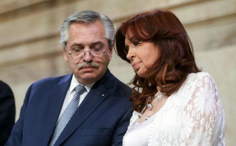 FOTO: Alberto Fernández y Cristina Kirchner. (Foto: archivo/NA)