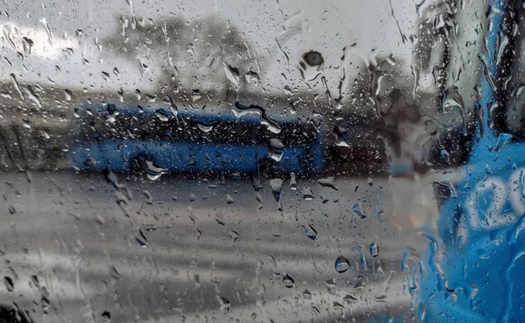 FOTO: Lluvias en Rosario durante la madrugada. 