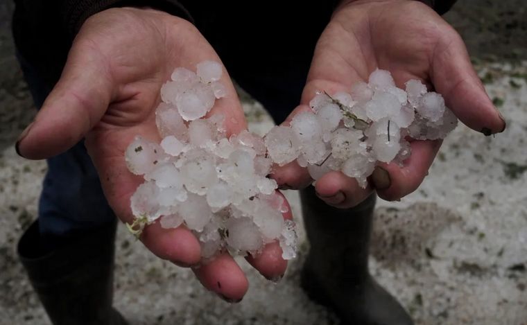 FOTO: Alerta por tormentas y granizo.