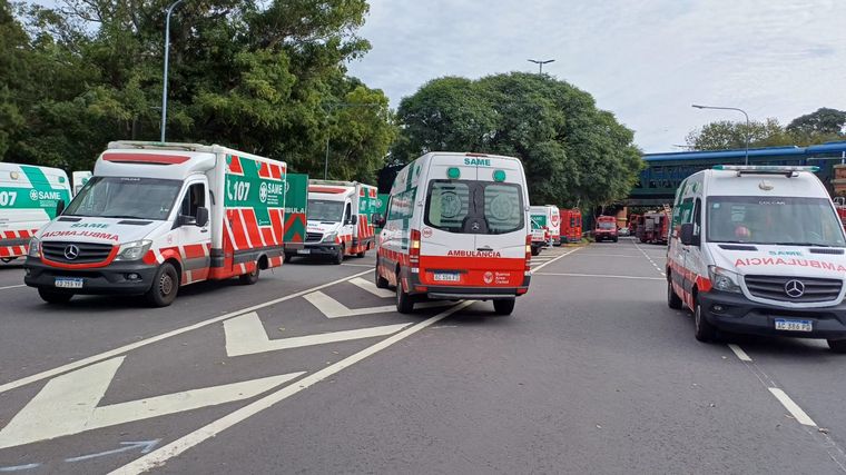 FOTO: Decenas de heridos por un choque de trenes en Buenos Aires.