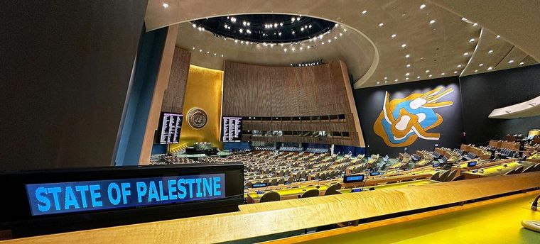 FOTO: Argentina se sumó al rechazo de Israel y EE.UU. en una votación para Palestina