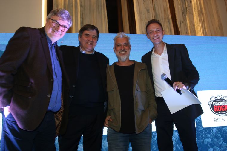 FOTO: Sergio Suppo, Guillermo Chialvo, José Palazzo y Alambre Jarmolczuk.