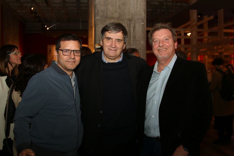 FOTO: Marcos Calligaris, Guillermo Chialvo y Guillermo Hemmerling.