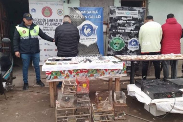 FOTO: Incautaron 88 dosis de marihuana y objetos robados en Tucumán