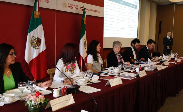 FOTO: Alicia Bárcena, secretaria de Relaciones Exteriores de México, presentó el programa.