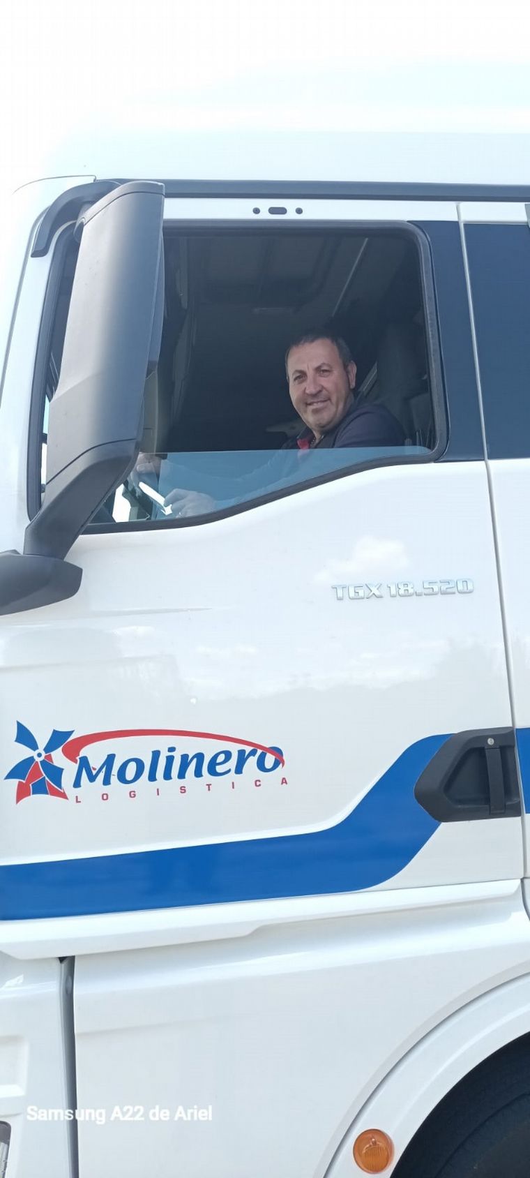 FOTO: Silvio Buchini, de conducir camiones en Argentina a hacerlo en Soria, España