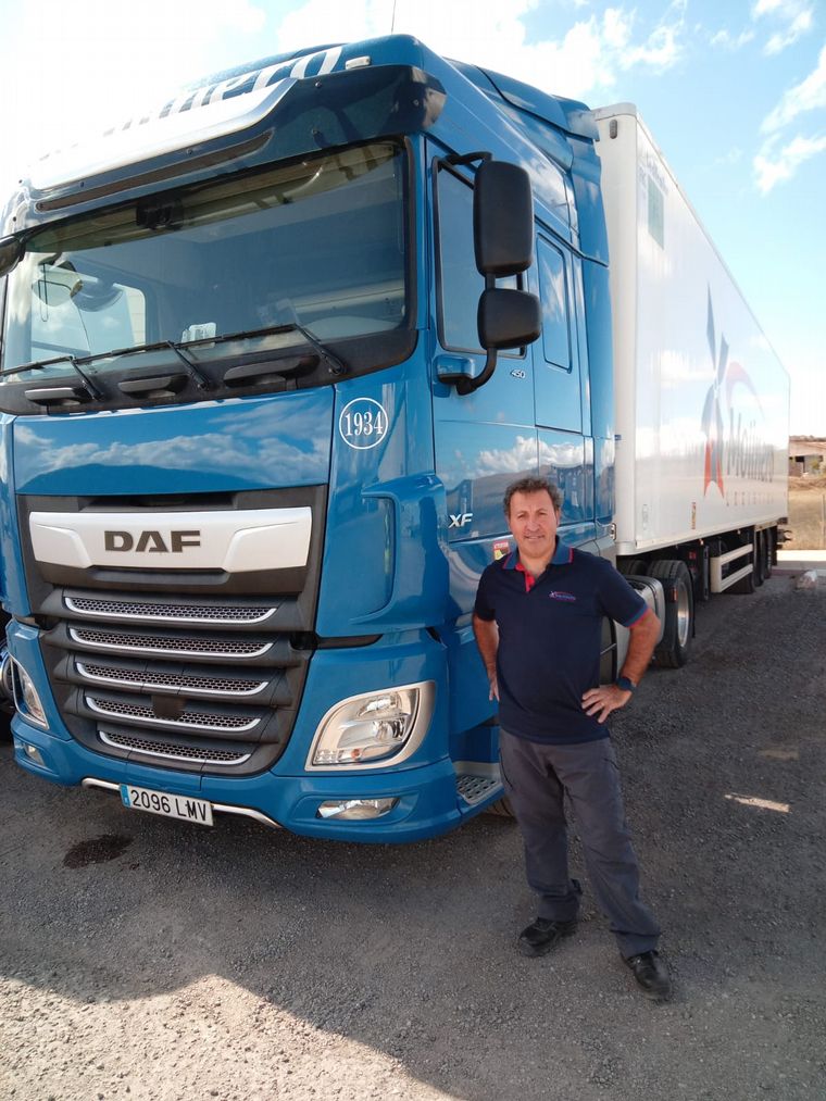 FOTO: Silvio Buchini, de conducir camiones en Argentina a hacerlo en Soria, España