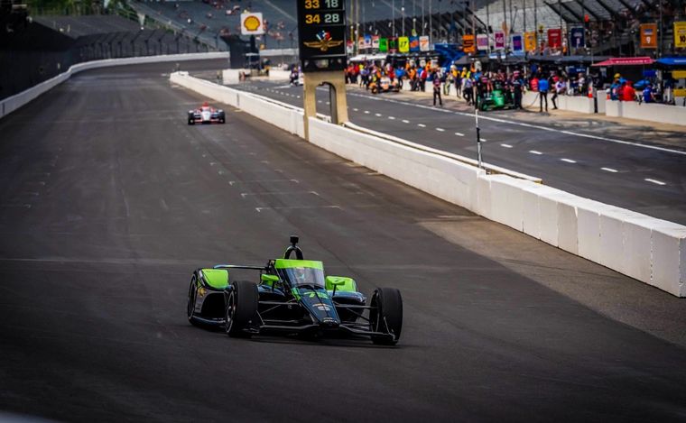 FOTO: Canapino tiene la 22° de partida para su segunda participación en las Indy 500