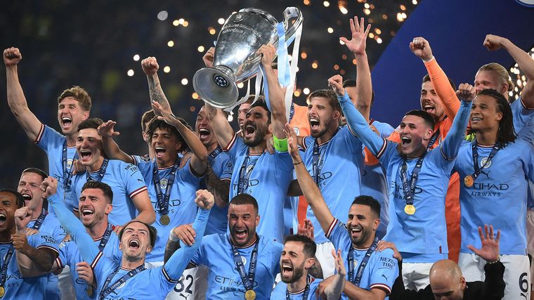 FOTO: Manchester City, campeón de Champions. 