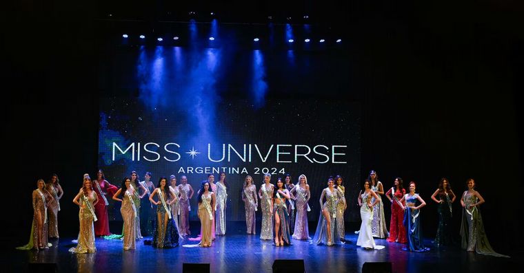 FOTO: Magali Benejam se coronó ganadora de Miss Universo Argentina. (Foto: AFP)