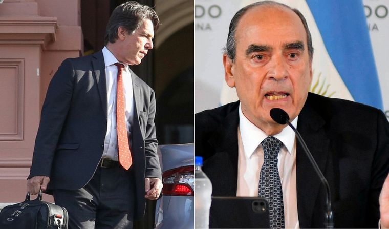 FOTO: Nicolás Posse se va del Gobierno y Guillermo Francos gana cada vez más poder. 