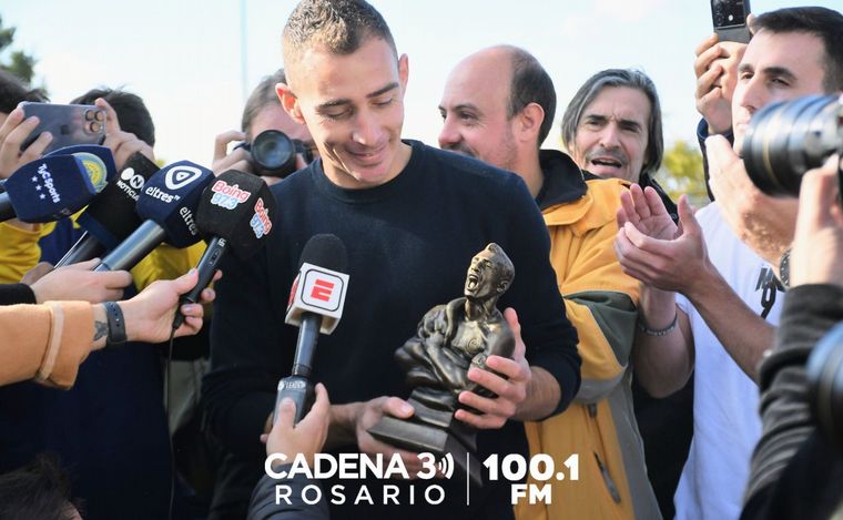 FOTO: Marco Ruben fue presentado en Rosario Central. 