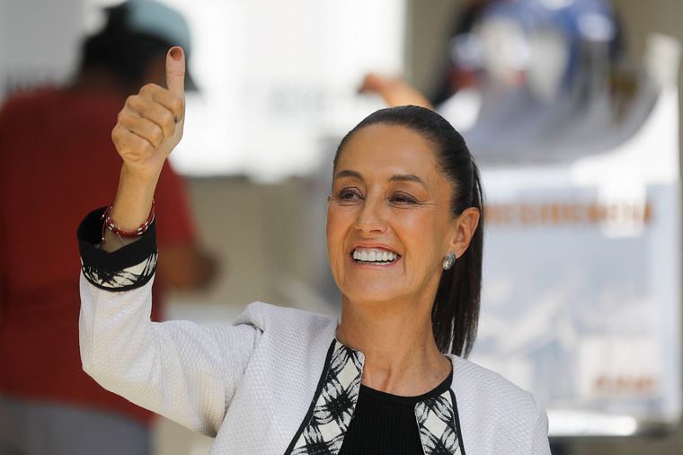 FOTO: Claudia Sheinbaum se encamina a convertirse en la primera presidenta de México. 