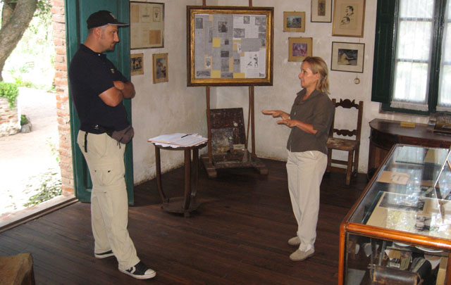 FOTO: El Museo conserva las pertenencia del pintor mendocino 