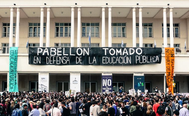 FOTO: La toma del Pabellón Argentina ocurrió entre agosto y septiembre de 2018. (Foto: UNC)