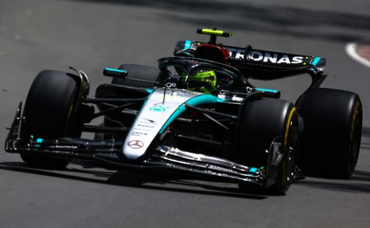 FOTO: Hamilton fue el más rápido en FP3 de Canadá con el Mercedes