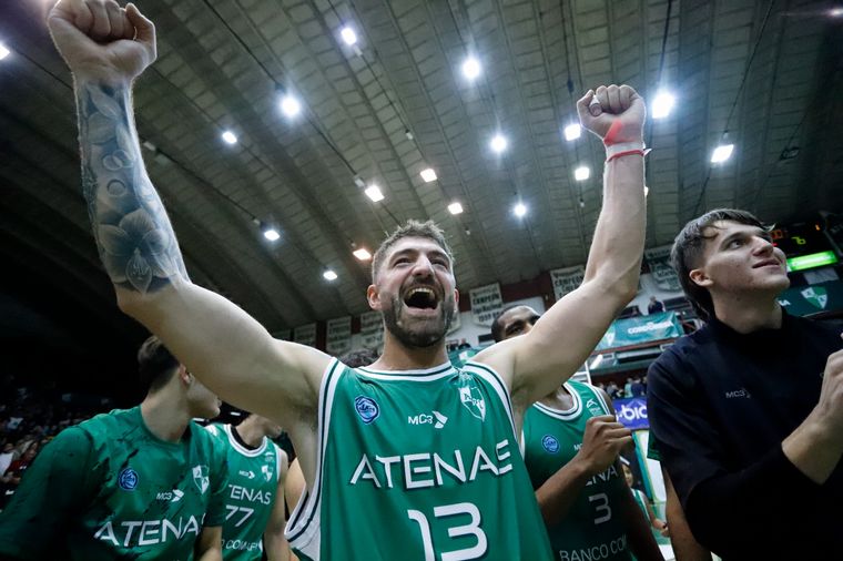 FOTO: Lucas Arn, la figura y capitán de Atenas. (Foto: Germán Ruiz/Atenas)