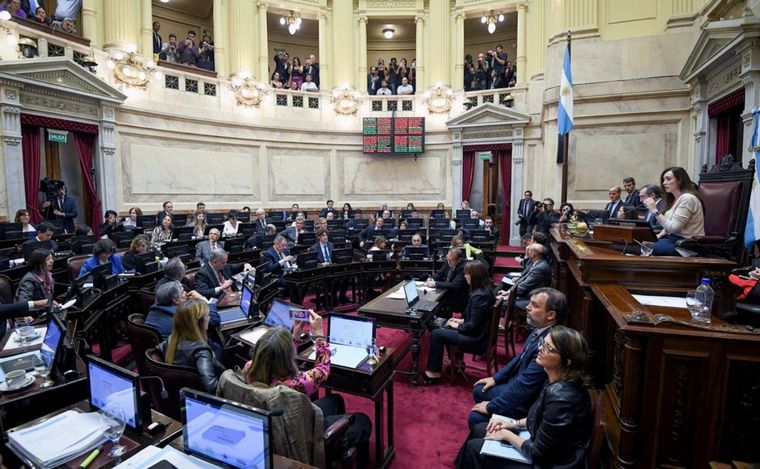 FOTO: El Senado debatirá la ley de Bases y el paquete fiscal.