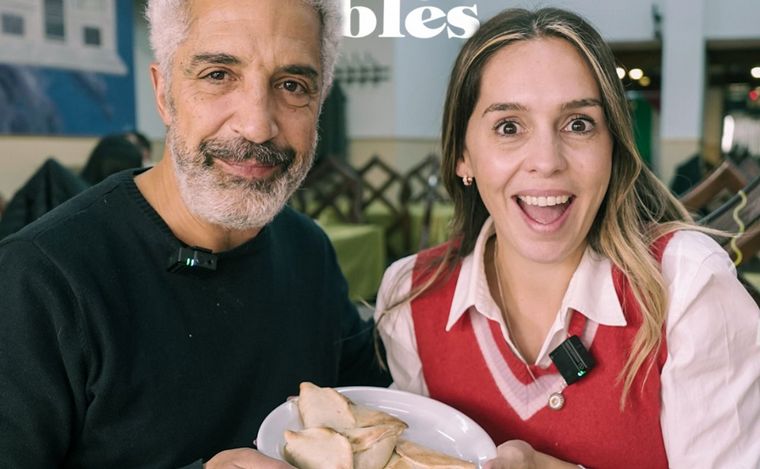 FOTO: Mariana Asán y el Turco Genesir en la búsqueda de la empanada árabe perfecta