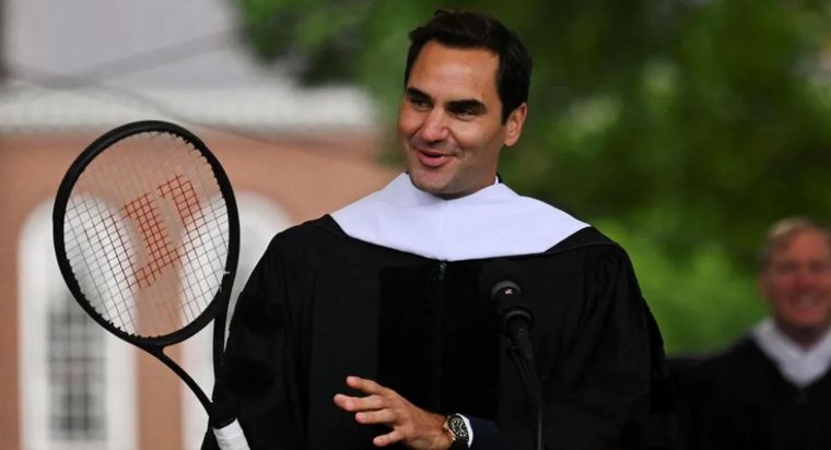 FOTO: El suizo, que ganó 20 Grand Slams, habló en Dartmouth College (Foto: Reuters). 