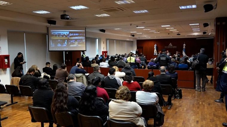 FOTO: El juicio contra los policías en Tucumán. (Foto: El Tribuno)