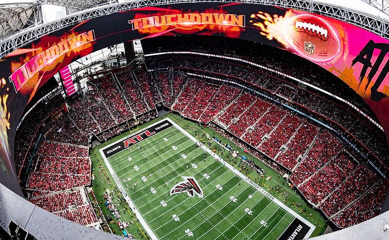 FOTO: Mercedes-Benz Stadium, en Atlanta, el estadio donde debuta Argentina. (Gentileza)