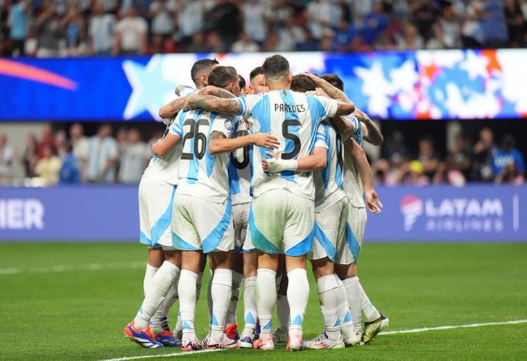 FOTO: Las imágenes de la victoria argentina sobre Canadá en el debut en la Copa América