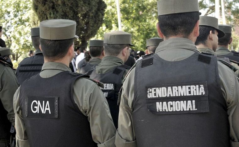 FOTO: Despliegue de Gendarmería Nacional en Rosario.