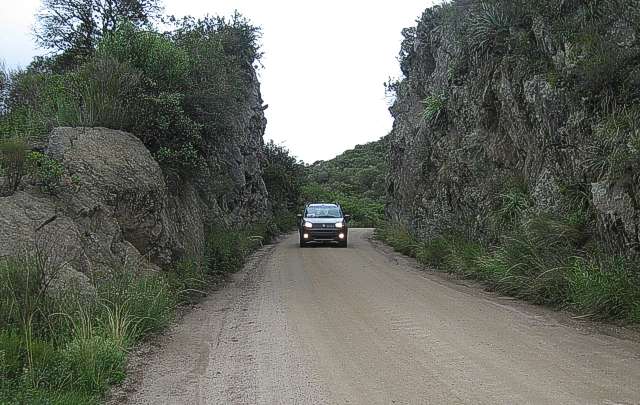 FOTO: Juan Pablo Viola en los túneles de Taninga.