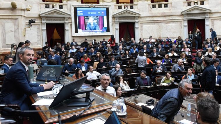 FOTO: La Cámara de Diputados aprobará el jueves la Ley Bases. (foto Archivo)