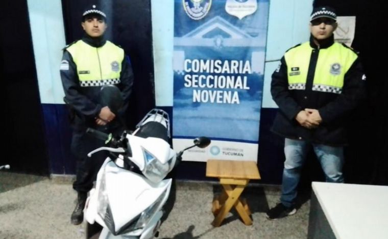 FOTO: La Policía de Tucumán detuvo a la agresora e incautó su moto (Foto: Tucumán Digital).