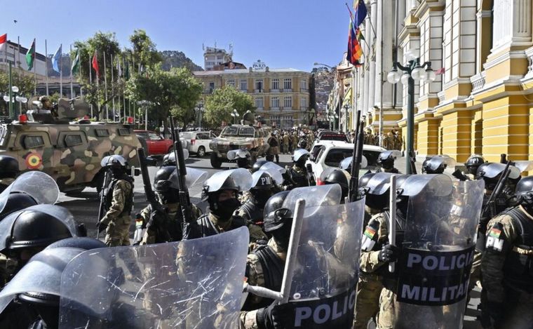 FOTO: El Gobierno de Bolivia denunció un intento de golpe de Estado. 