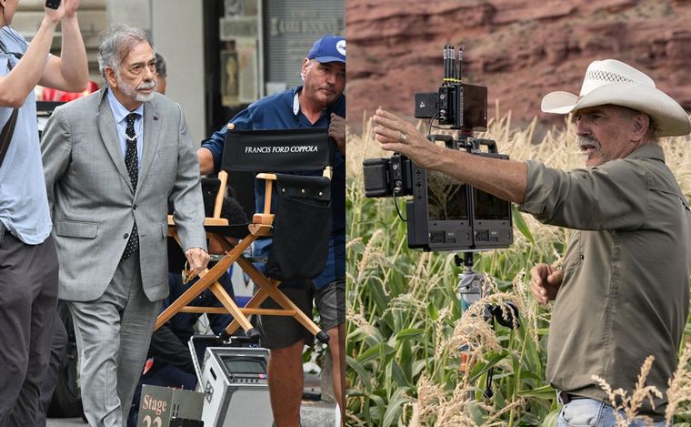 FOTO: Coppola con "Megalópolis"; Costner con "Horizon, una saga americana".