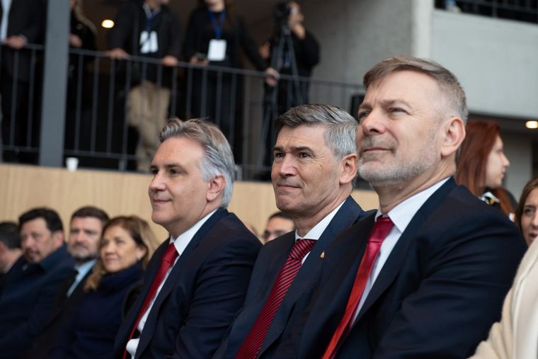 FOTO: Martín Llaryora, Daniel Passerini y Javier Pretto. (Foto: Municipalidad de Córdoba)