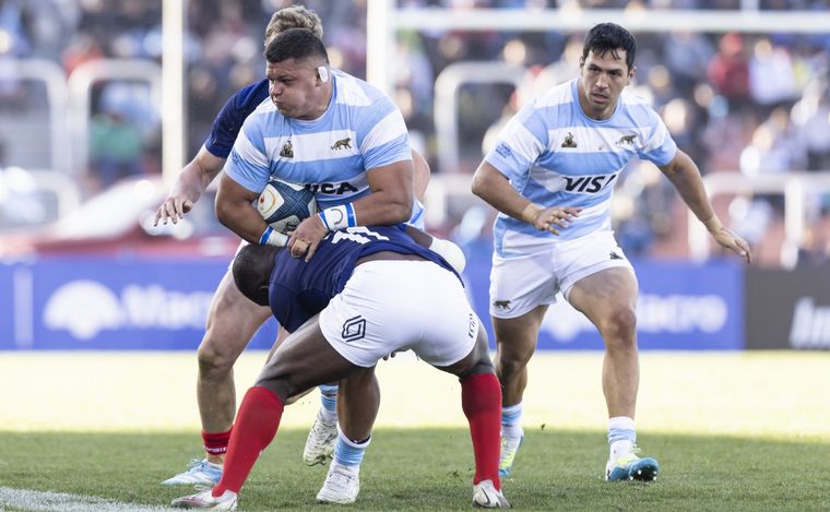 FOTO: Inició la era Contepomi al frente de Los Pumas: cayeron con Francia (Foto: @lospumas)