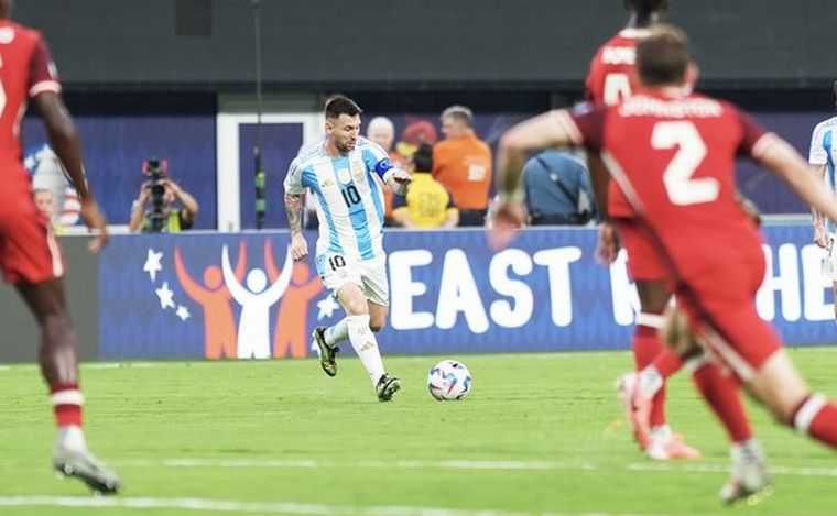 FOTO: Argentina enfrenta a Canadá en semi de Copa América (FOTO: Argentina)