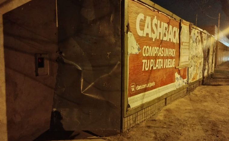 FOTO: El ingreso de la obra en construcción fue violentado. 