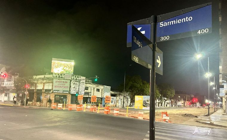 FOTO: El corte en un tramo de Av. Maipú será por 120 días. (Lucía González/Cadena 3)