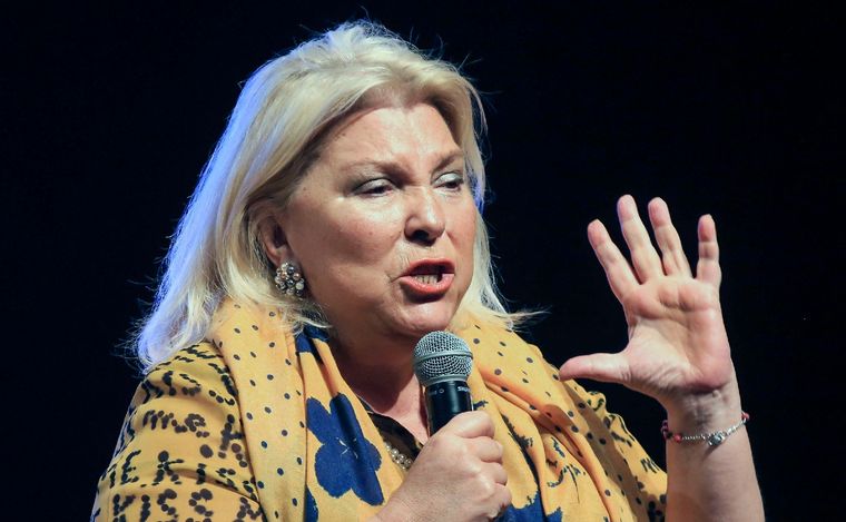 FOTO: Elisa Carrió, líder de la Coalición Cívica. (Foto: NA)