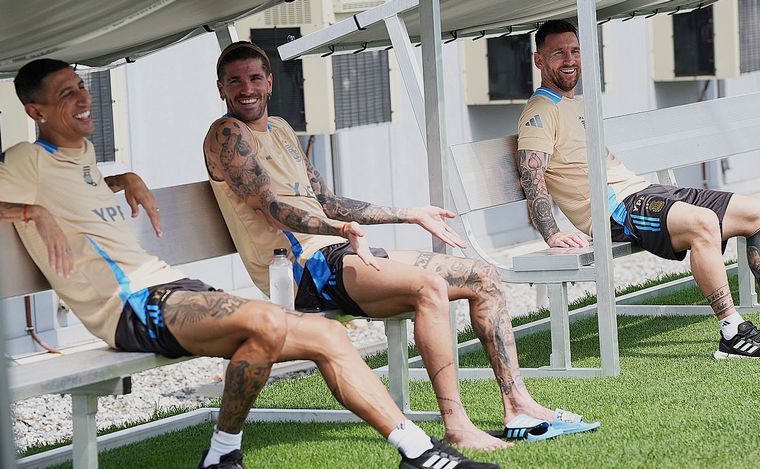 FOTO: Argentina entrenó pensando en la final ante Colombia: toda la información